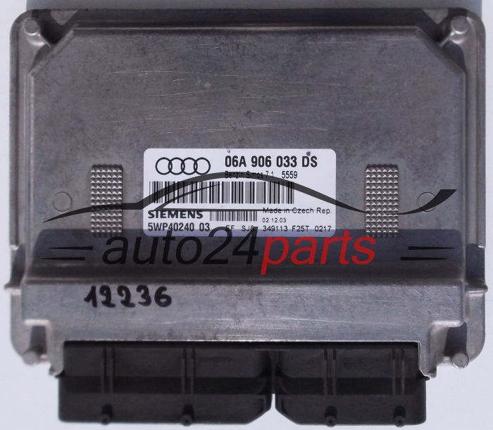 CENTRALINA DO MOTORE AUDI A3 SIEMENS 5WP40240 03,  06A 906 033 DS