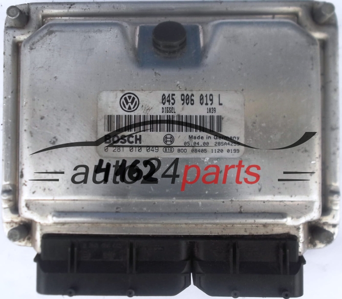 ECU CENTRALITA DE MOTOR VW VOLKSWAGEN LUPO 1.4 TDI 045906019L, 045 906 019 L BOSCH 0281010049, 0 281 010 049