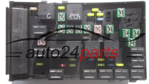 CENTRALKA MODUL BSI CHRYSLER P05144589AC, 05144589AC, 04727370AA, OMRON 21911C, 05269988AA 