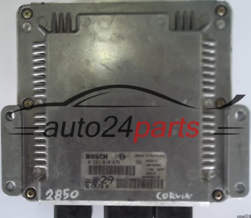 MOTORSTEUERGERÄT ECU STEUERGERÄT PEUGEOT 406 2.0 HDI BOSCH 0281010875, 0 281 010 875, 9647473880, 96 474 738 80, EDC15C2 29 