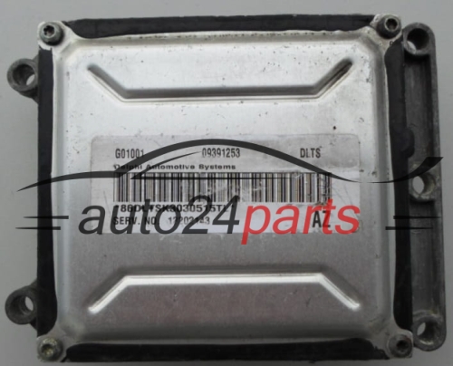ECU ENGINE CONTROLLER OPEL ASTRA VECTRA ZAFIRA 2.2 Z22SE 09391253 DLTS, 12202143, 12 202 143, 6235044, 62 35 044- S369