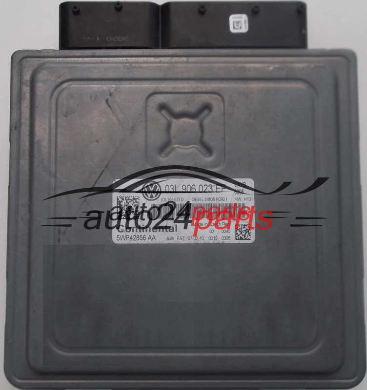MOTORSTEUERGERÄT ECU STEUERGERÄT VW VOLKSWAGEN POLO 1.6 TDI CONTINENTAL 5WP42856AA, 03L906023EP, 03L906023D