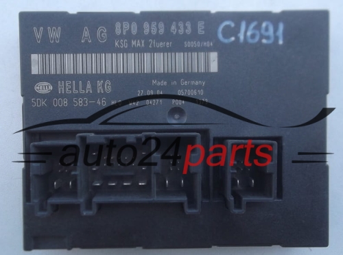 CENTRALKA MODUL STEROWNIK KOMFORTU AUDI A3 8P0 959 433 E / 8P0959433E / 5DK 008 583-46 / 5DK00858346