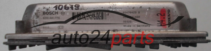 KOMPUTER STEROWNIK SILNIKA VOLVO 2.5 TDI BOSCH 0 281 001 776,  09470429 B