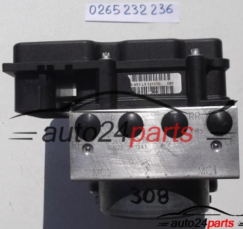 ABS FORD KA 1.3 BOSCH 0 265 232 236, 0265232236, 51823789, 0 265 800 791, 0265800791 