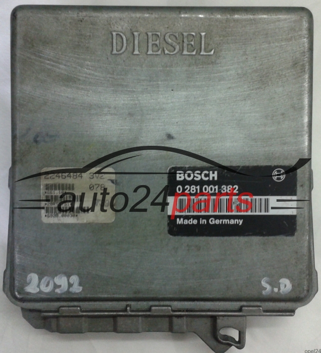 calculateur moteur pour bmw e36 325 2.5 tds BOSCH 0281001382, 0 281 001 382, 2246484, 28RTD751