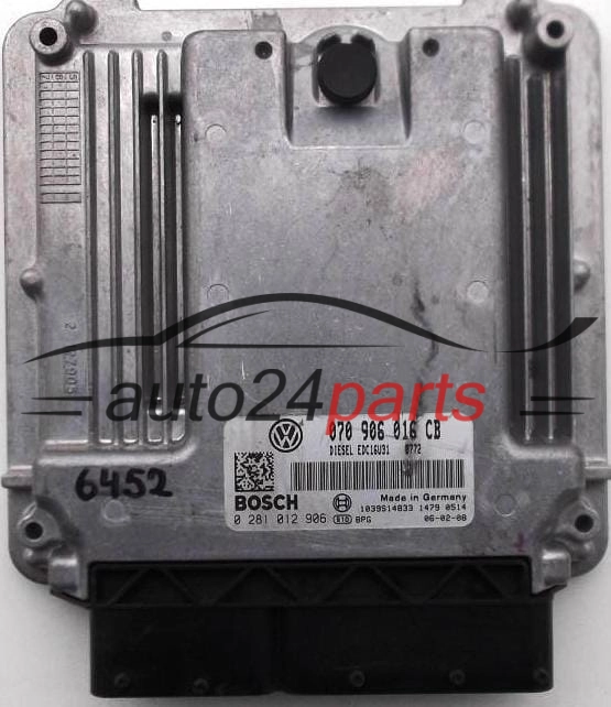 CENTRALITA DE MOTOR VW VOLKSWAGEN T5 2.5 TDI BOSCH 0 281 012 906