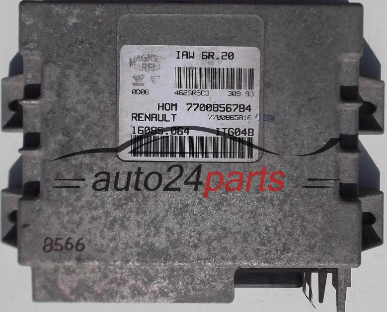 Μονάδα Ελέγχου Κινητήρα RENAULT TWINGO 1.2 MAGNETI MARELLI IAW 6R.20, IAW6R20, 7700856784, 7700865816, 16085.064, 16085064
