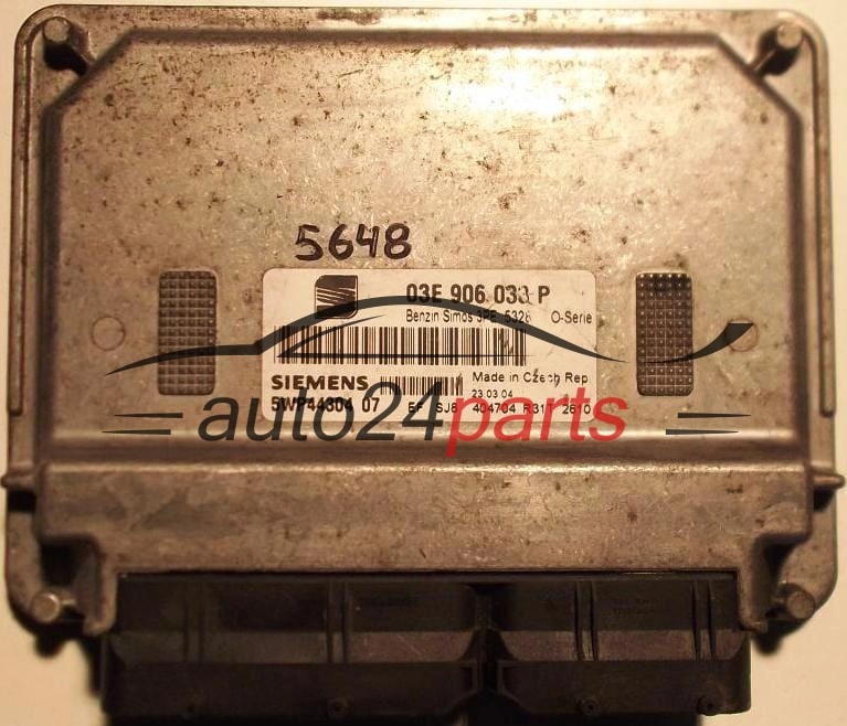 KOMPUTER STEROWNIK SILNIKA SEAT IBIZA 1.2 SIEMENS BENZIN SIMOS 3PE 5328 5WP44304 03E906033P