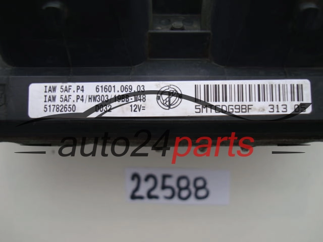 ECU ENGINE CONTROLLER FIAT PUNTO IAW 5AF.P4, IAW5AFP4, 51782650
