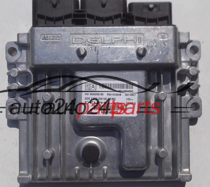 Μονάδα Ελέγχου Κινητήρα CITROEN PEUGEOT 2.0 HDI DELPHI R0414C004B, 28210851, HW 9666098180, DCM3.5