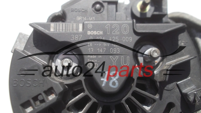 Alternador OPEL SAAB 1.8 BOSCH 0 124 425 009,  13 147 093 YU