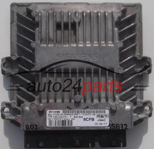 Μονάδα Ελέγχου Κινητήρα FORD FOCUS C-MAX 2.0 TDCI SIEMENS 5WS40227E-T
