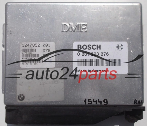 KOMPUTER STEROWNIK SILNIKA BMW BOSCH 0 261 203 276, 0261203276, 1247852 001, 1247852001