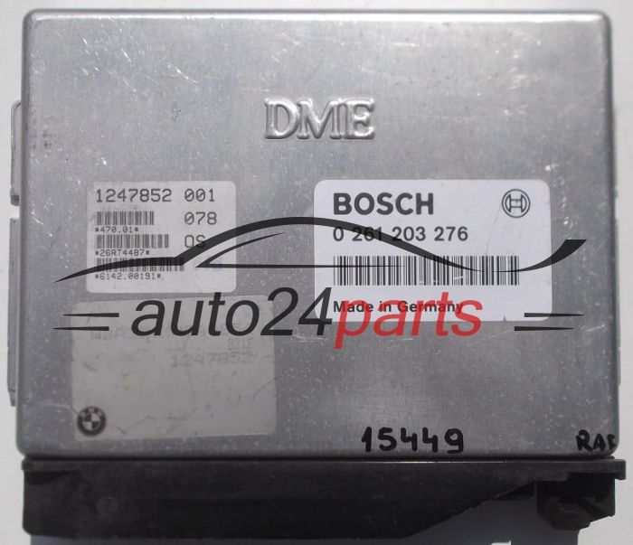 KOMPUTER STEROWNIK SILNIKA BMW BOSCH 0 261 203 276, 0261203276, 1247852 001, 1247852001
