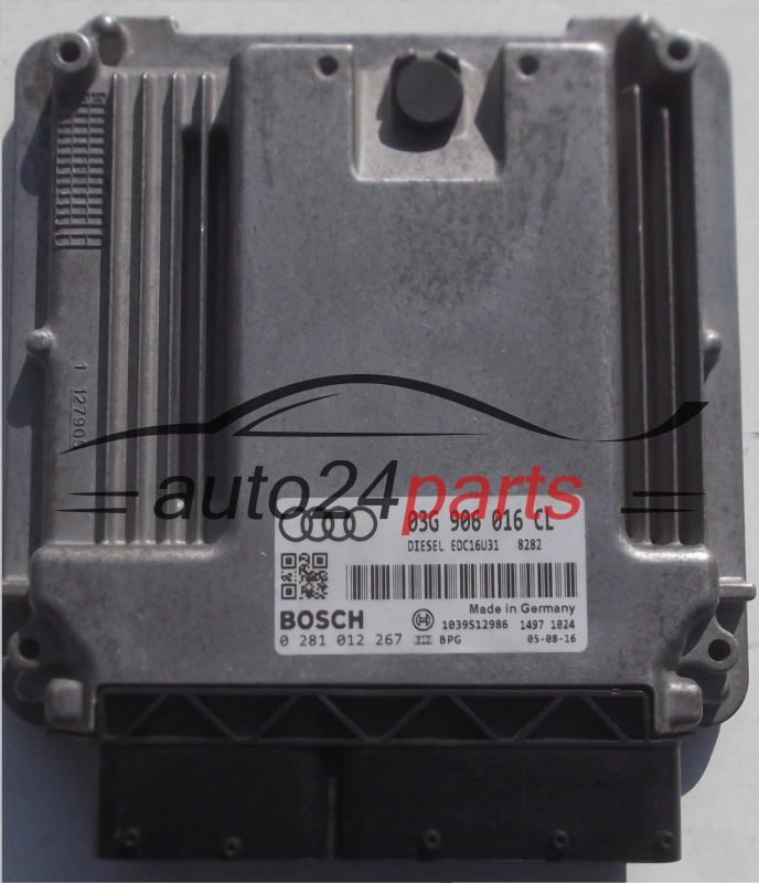 ECU CENTRALITA DE MOTOR AUDI A4 2.0 TDI 03G906016CL, BOSCH 0281012267
