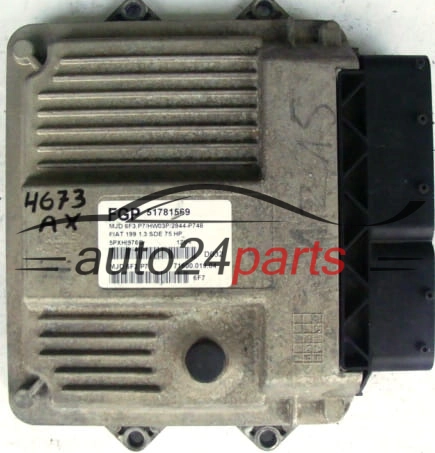 Μονάδα Ελέγχου Κινητήρα FIAT GRANDE PUNTO 1.3 JTD MAGNETI MARELLI MJD 6F3.P7