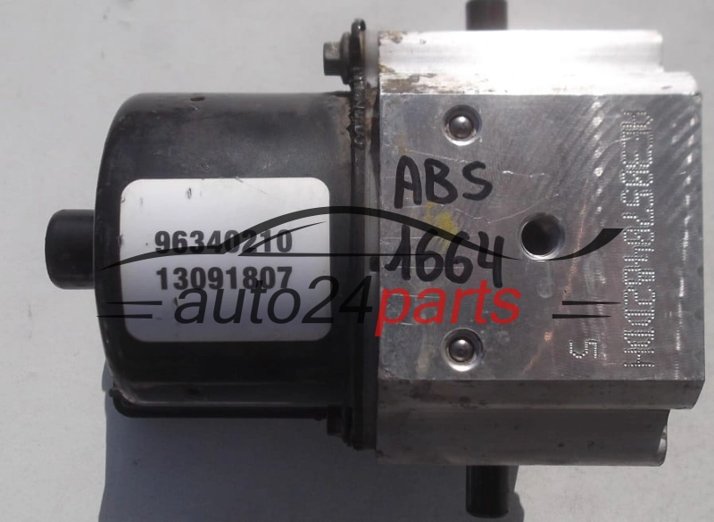 POMPE HYDRAULIQUE ET CALCULATEUR d'ABS DAEWOO MATIZ 96340210, TRW 13091807, 13216610, S108196010 C