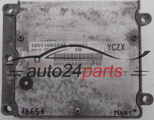 Μονάδα Ελέγχου Κινητήρα OPEL VECTRA SIGNUM 2.2 Z22SE 12571663AM YCZX, 12572011