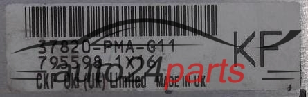 KOMPUTER STEROWNIK SILNIKA HONDA CIVIC 37820-PMA-G11, 37820PMAG11, 795598-1X16 KF, 7955981X16KF, 7955981X16