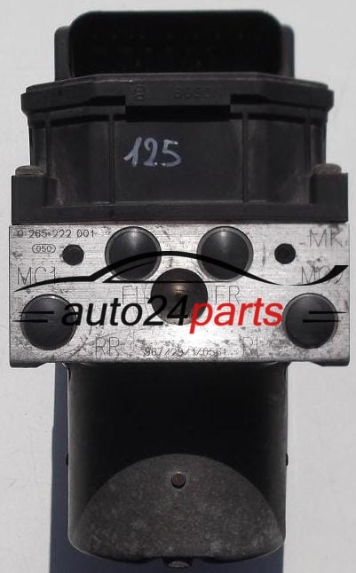 BOMBA HIDRAULICA Y CENTRALITA ABS ROVER 75 2.0 CDTI BOSCH 0 265 222 001, 0265222001, 0 265 800 001, 0265800001, 091/28/2/0569, 968/18/1/0492