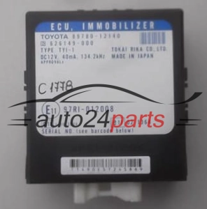 Centralina modulo comfort IMMO TOYOTA COROLLA 89780-12140, 8978012140, 97RI-012008, 97RI012008