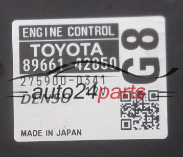CALCULATEUR MOTEUR TOYOTA RAV4 DENSO 275900-0341,  89661-42850
