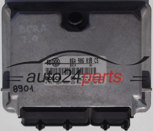 CALCULATEUR MOTEUR VW VOLKSWAGEN GOLF BORA 2.0 06A906018CS, 06A 906 018 CS, BOSCH 0261206088, 0 261 206 088 