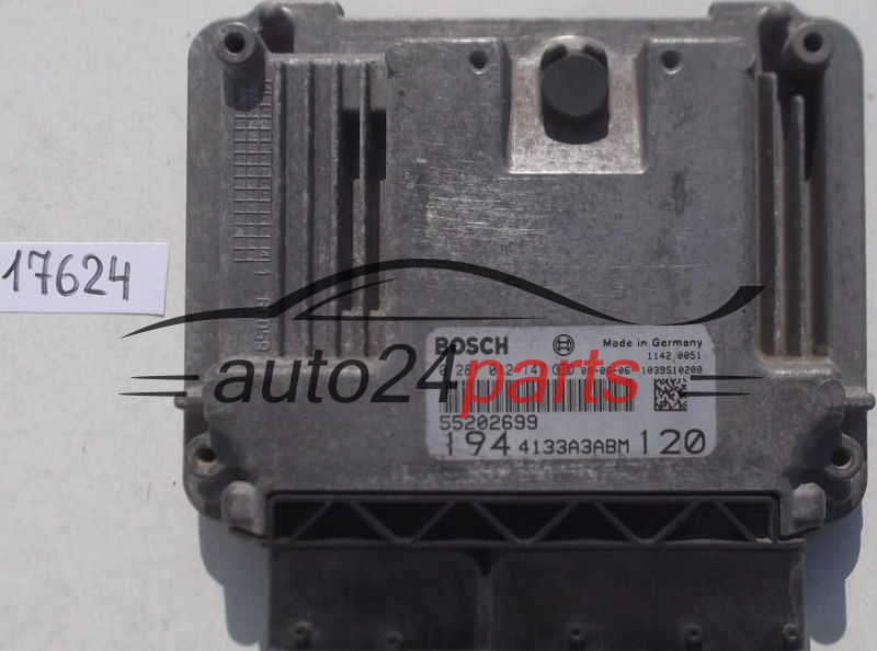 KOMPUTER STEROWNIK SILNIKA FIAT CROMA 1.9 JTD BOSCH 0 281 012 147,  55202699