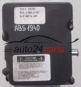 ABS PUMP TOYOTA COROLLA VERSO BOSCH 0 265 234 222, 44540-0F020,  0 265 950 412