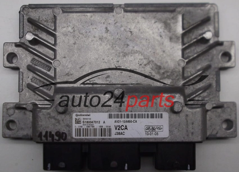 KOMPUTER STEROWNIK SILNIKA FORD FIESTA 1.25, S180047012 A, S180047012A, AV21-12A650-CA