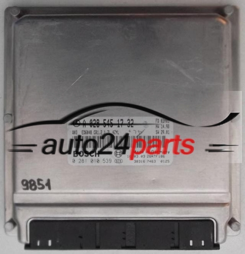 ECU CENTRALITA DE MOTOR MERCEDES VANEO 1.7 170 CDI BOSCH 0281010539