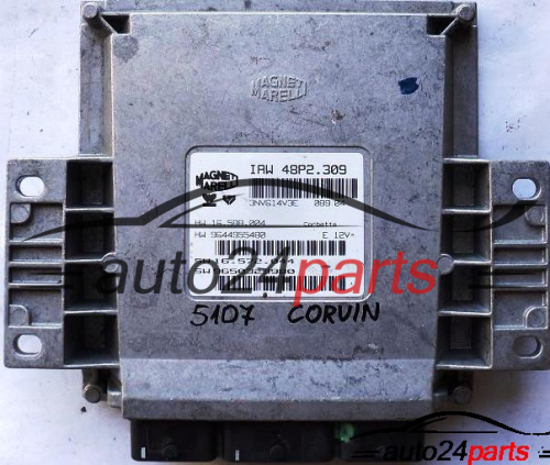 ECU ENGINE CONTROLLER PEUGEOT 406 2.0 IAW48P2309, IAW48P2.309, IAW 48P2.309, HW9644955480, HW 9644955480, 16588004, 16.588.004, SW9650329980, SW 9650329980, 16572044, 16.572.044