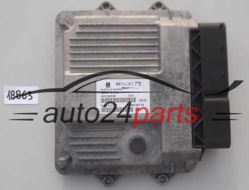 KOMPUTER STEROWNIK SILNIKA SUZUKI IGNIS 1.3 DDIS MAGNETI MARELLI MJD 6JO.S3, MJD6JOS3, FGP 55196357 ZS, 71600.047.02, 7160004702