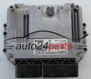 MOTORSTEUERGERÄT ECU STEUERGERÄT FIAT DOBLO 1.6 JTD BOSCH 0 281 017 007, 0281017007, 51899605 