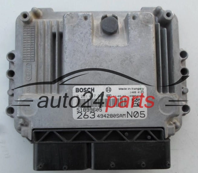 MOTORSTEUERGERÄT ECU STEUERGERÄT FIAT DOBLO 1.6 JTD BOSCH 0 281 017 007, 51899605