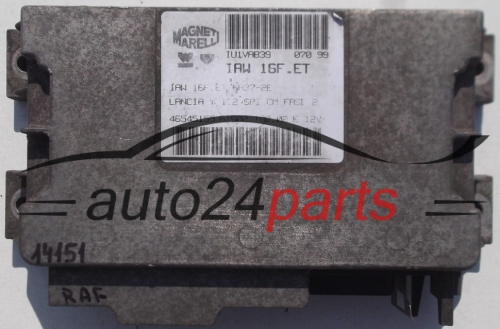 KOMPUTER STEROWNIK SILNIKA LANCIA Y YPSILON 1.2 MAGNETI MARELLI IAW16FET, IAW16FET6A37-2E, 61602.108.02, 6160210802, 46545155 -  14151, 14152