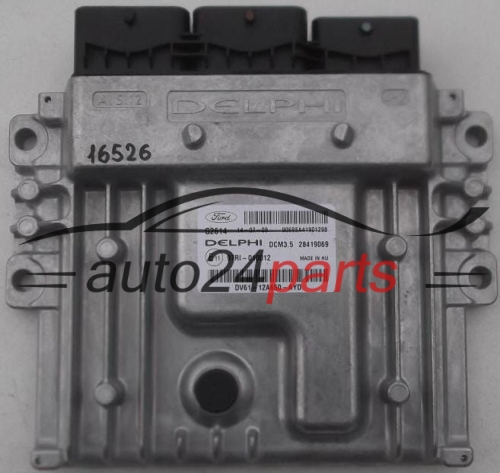 MOTORSTEUERGERÄT ECU STEUERGERÄT FORD 2.0 TDCI DV61-12A650-AYD, DV6112A650AYD, DELPHI 28419069