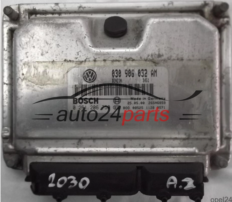 CALCULATEUR MOTEUR VW VOLKSWAGEN POLO 1.0 030906032AM, 030 906 032 AM, BOSCH 0261206750, 0 261 206 750 