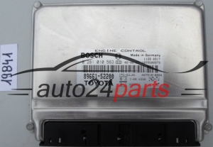 KOMPUTER STEROWNIK SILNIKA TOYOTA YARIS 1.4 D-4D 1ND-TV BOSCH 0 281 010 563, 0281010563, 89661-52200, 8966152200, 407918-0003, 4079180003 