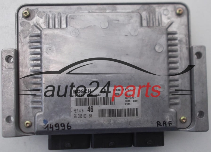 Μονάδα Ελέγχου Κινητήρα PEUGEOT 607 BOSCH 0 261 206 742,  96 398 631 80
