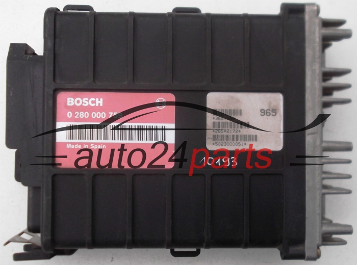 KOMPUTER STEROWNIK SILNIKA FIAT UNO 1.0, BOSCH 0 280 000 759, 0280000759 
