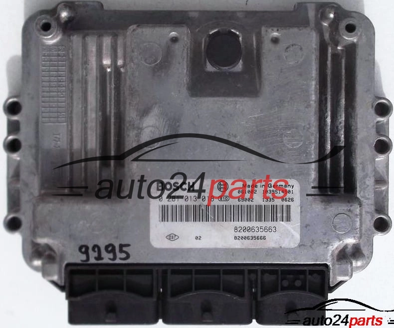 ECU ENGINE CONTROLLER OPEL VIVARO, TRAFIC 2.5, BOSCH 0 281 013 018, 0281013018, 8200635663