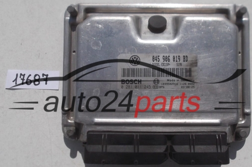 ECU ENGINE CONTROLLER VW VOLKSWAGEN LUPO 1.4 TDI BOSCH 0 281 011 245
