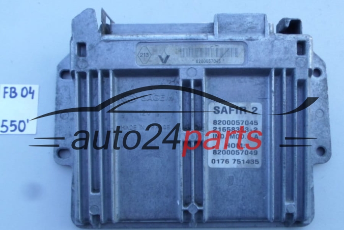 CENTRALINA DO MOTORE RENAULT KANGOO 21658393-2 216583932 8200057045 8200057049