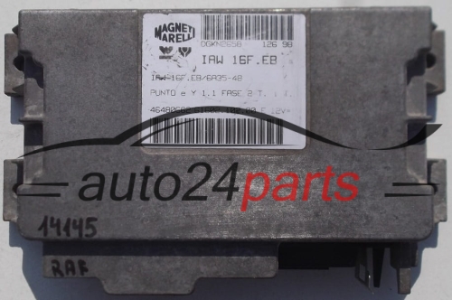 CENTRALINA MOTORE FIAT PUNTO 1.1 MAGNETI MARELLI IAW 16F.EB, IAW16FEB, 46480662, 61602.102.00, 6160210200 