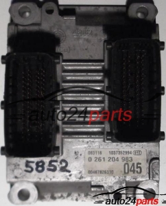 MOTORSTEUERGERÄT ECU STEUERGERÄT FIAT PUNTO 1.2 16V BOSCH 0261204983, 0 261 204 983, 1037352994, 00447826310, 44782631