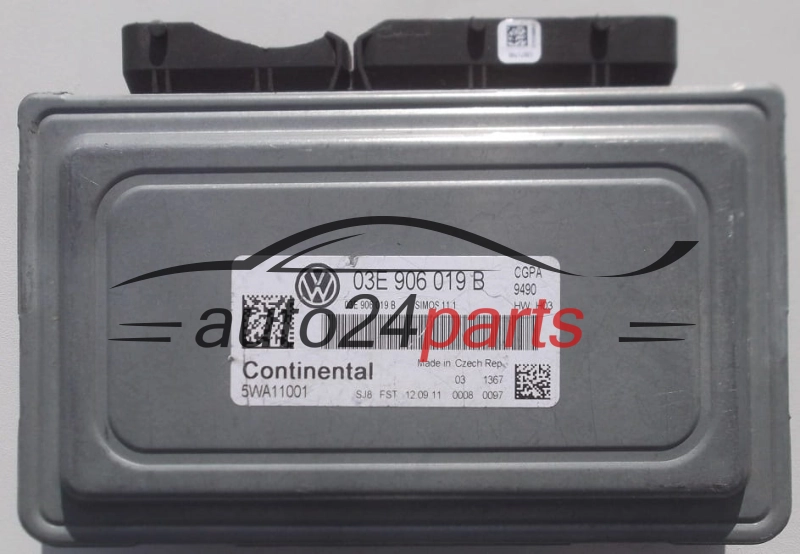 CENTRALINA DO MOTORE VOLKSWAGEN POLO 1.2 CONTINENTAL 5WA11001, 03E 906 019 B