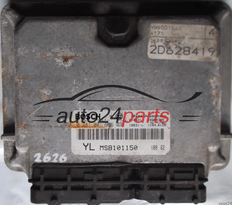 ECU ENGINE CONTROLLER ROVER 25 45 MG ZR 2.0 BOSCH 0281001956