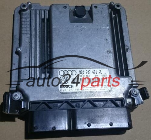 ECU CENTRALITA DE MOTOR VOLKSWAGEN AUDI 3.0 TDI BOSCH 0 281 013 080,  8E0 907 401 AL